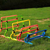 RiToEasysports 5Pcs Football Training Hurdle,Adjustable Speed Hurdles Speed Agility Training Hurdles for Soccer, Football or Plyometric Training Speed Training Equipment Football Football